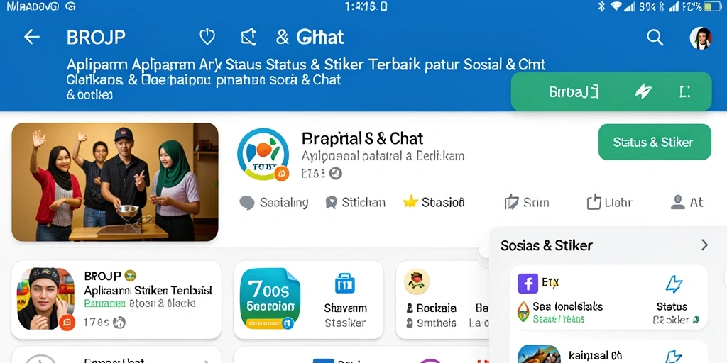 Tampilan antarmuka BROJP yang menarik dan fungsional.