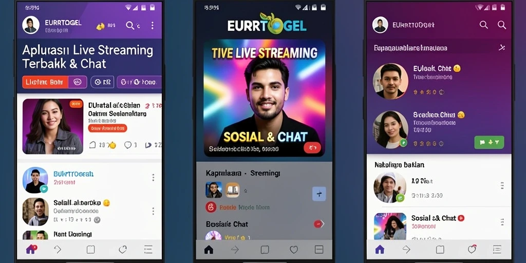 Tampilan utama EUROTOGEL dengan fungsi Live Streaming yang menarik.