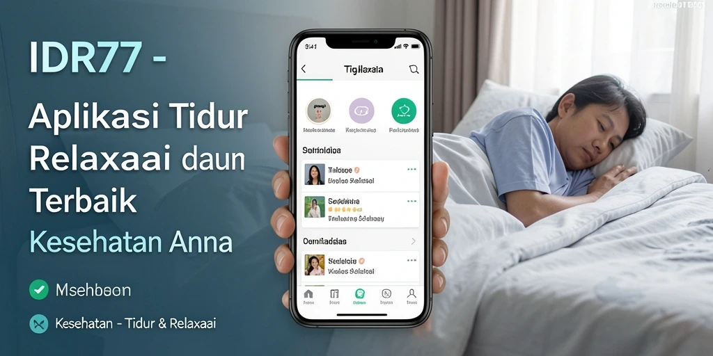 Antarmuka IDR77 yang menenangkan untuk Tidur dan Relaksasi.