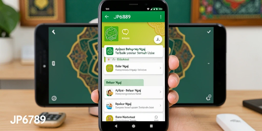 Antarmuka aplikasi JP6789 yang menarik dan interaktif.