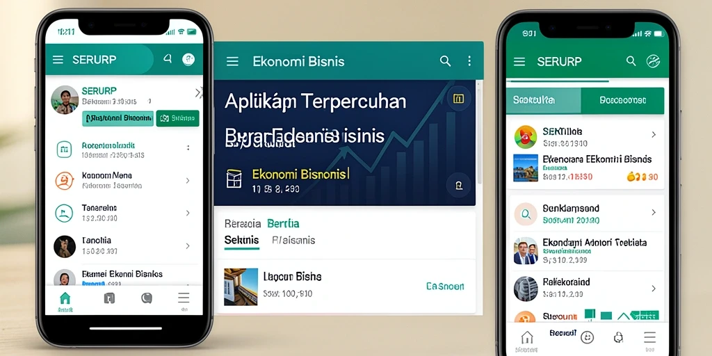 Tampilan antarmuka SERURP yang intuitif dan informatif.
