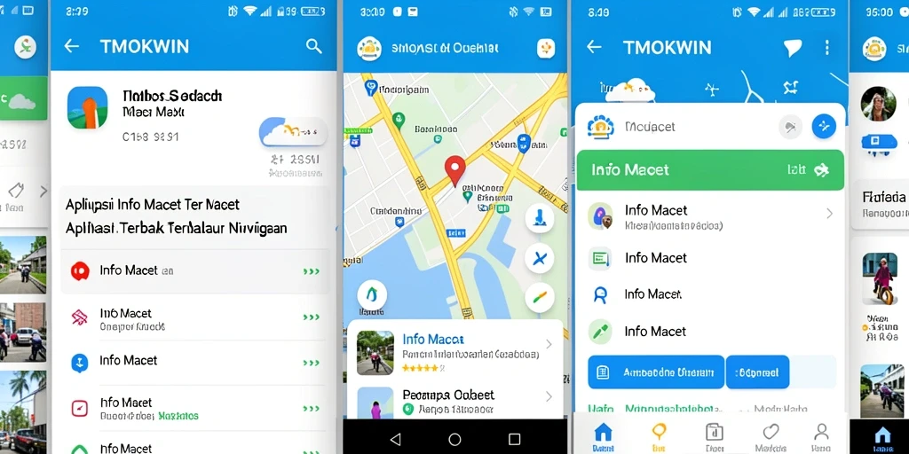 Tampilan antarmuka TMOKWIN yang jelas dan informatif untuk info macet.