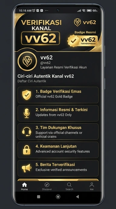 Halaman Resmi vv62 untuk Pengguna Android Indonesia